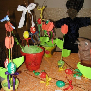 Velikonoční výstava v mateřské škole