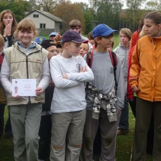 Umístění mladých hasičů v soutěži 10. 10. 2009