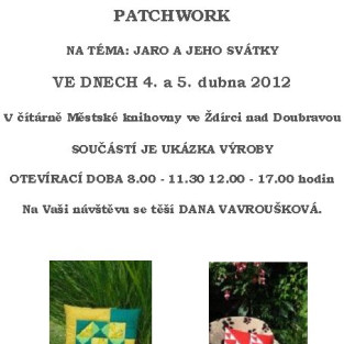 Pozvánka na PATCHWORK do Ždírce nad Doubravou