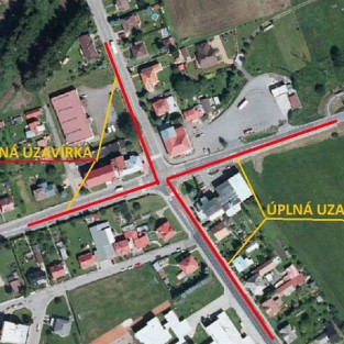 Uzavírka silnic I/34 a I/37 ve Ždírci nad Doubravou od 3. 10. do 9. 10. 2016